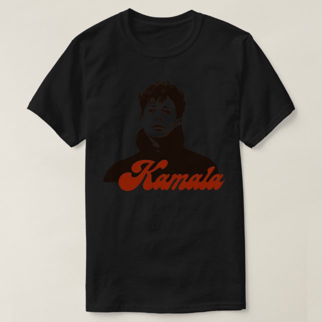 Young Kamala Retro Stil Design T Shirt (Design framsida)