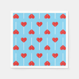 Young Kärlek Suckers Red Pappersservett