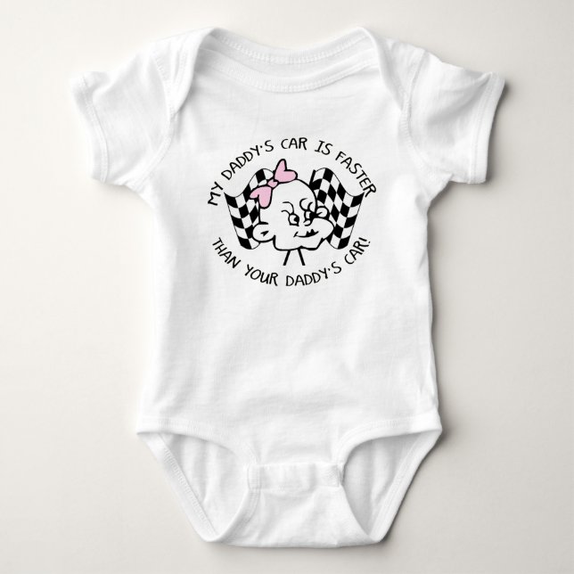 Young KCustoms Onsie - Girl Tee (Framsida)