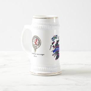 Young Klan Badge & Tartan Firande Beer Stein Sejdel