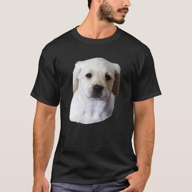 Young Labour Retriever Puppy T Shirt (Framsida)