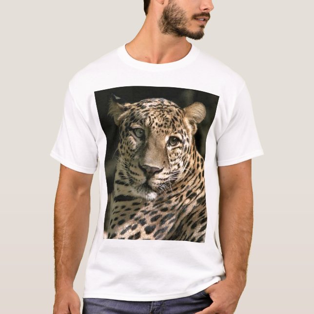 Young Leopard Unge Art Gifts Tee (Framsida)
