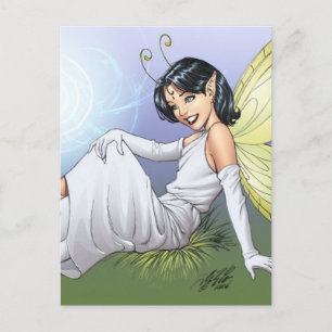 Young Magic Elf Fairy by Al Rio Vykort
