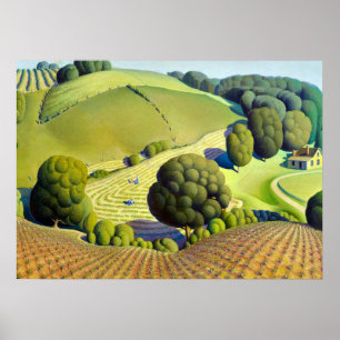 Young Maj, 1931 by Grant Wood Poster
