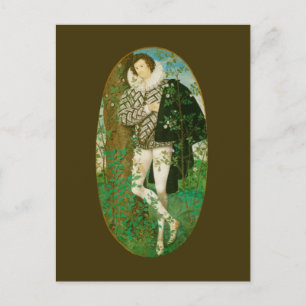Young Man Bland Ro av Hilliard Vykort