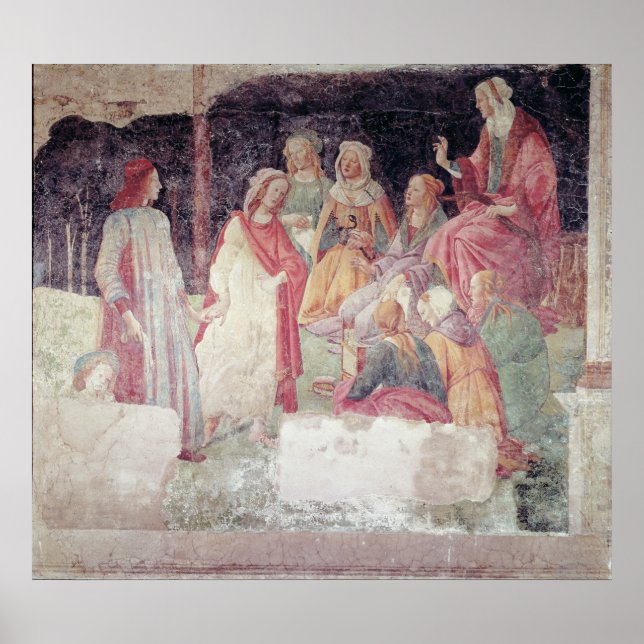 Young Man hälsad av sju liberalkonst Poster (Framsidan)