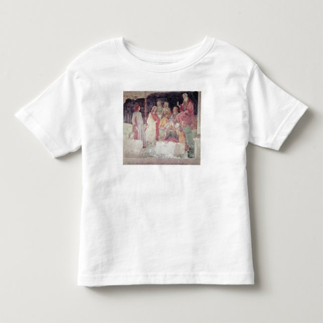 Young Man hälsad av sju liberalkonst T-shirt (Framsida)