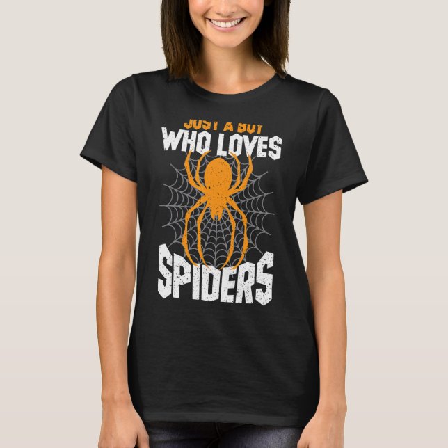 Young Man Spider Owner är bara en pojke som Kärlek T Shirt (Framsida)