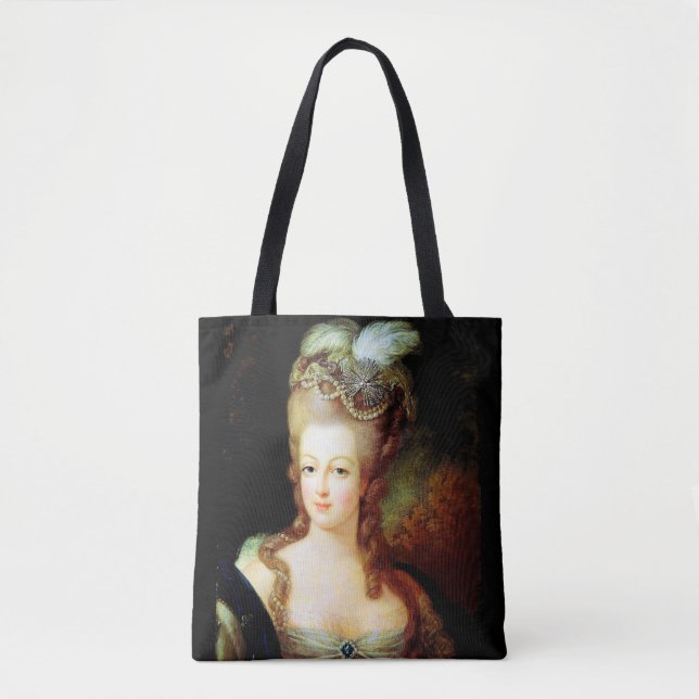 Young Marie Antoinette Tote Bag Tygkasse (Framsida)