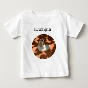 Young Meerkat Syskon spelar, Baby Tshirt T Shirt