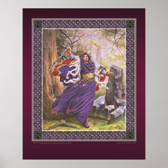 Young Merlin RPG Art Poster (Framsidan)