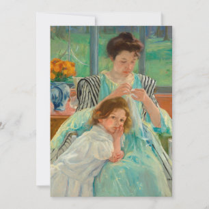 Young Mor Sewing Mary Cassatt