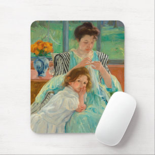 Young Mor Sewing Mary Cassatt Musmatta