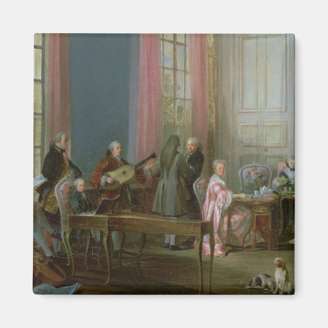 Young Mozart vid klavichord Magnet (Framsidan)