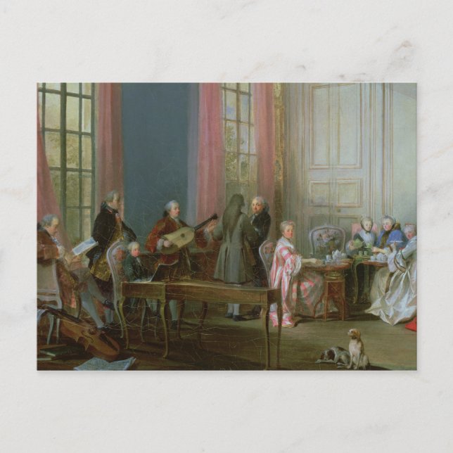 Young Mozart vid klavichord Vykort (Framsida)