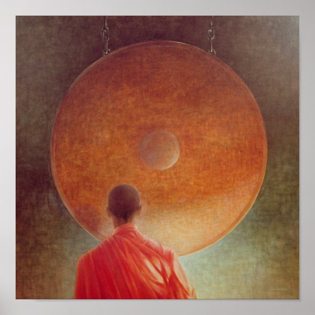Young Munk med Gong Poster (Framsidan)