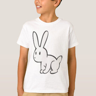 Young och Cute White Rabbit Tee Shirt