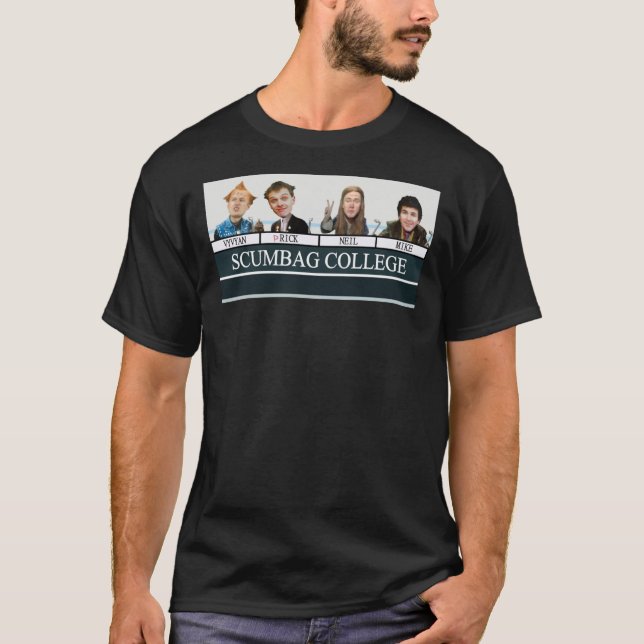 Young Ones Scumbag College Classic T-Shirt (Framsida)