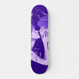 Young par Kissing Him och hennes romska Lila Mini Skateboard Bräda 18,5 Cm
