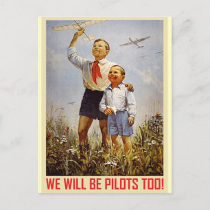 Young Pilots Vykort