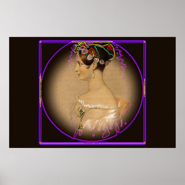 Young Queen Victoria wired Poster (Framsidan)