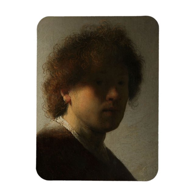 Young Rembrandt Self-porträtt Magnet (Vertikal)