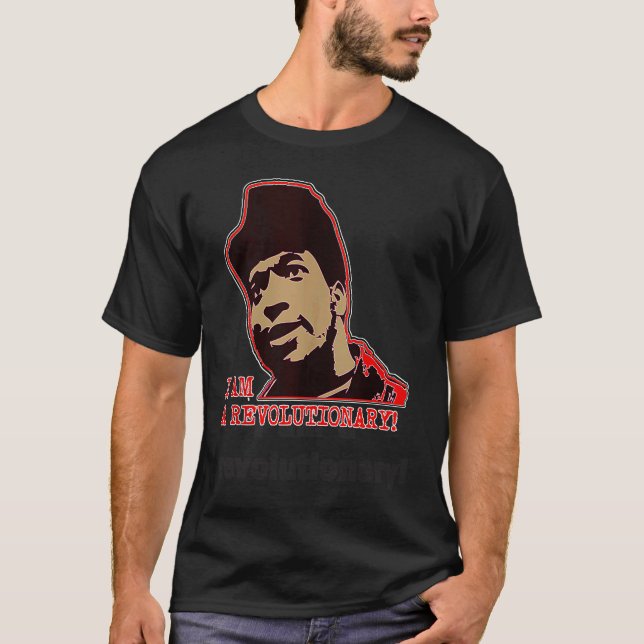 Young Revolutionary Brother in Chicago 1969 Commun T Shirt (Framsida)