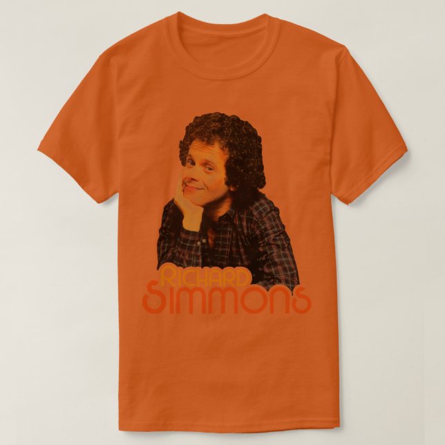 Young Richard Simmons Retro Fitness Icon Design T Shirt (Design framsida)