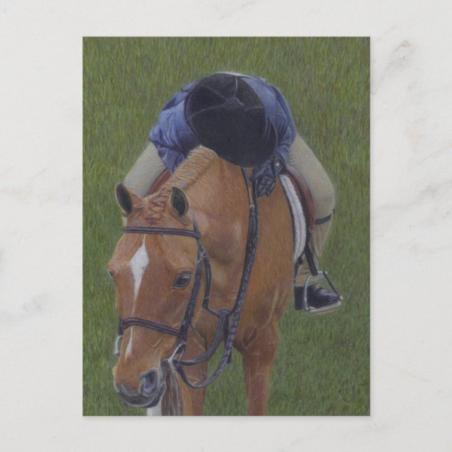 Young Rider & Pony Vykort (Framsida)