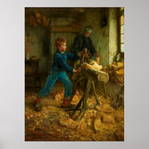 Young Sabot Maker av Henry Ossawa Tanner 1895 Poster