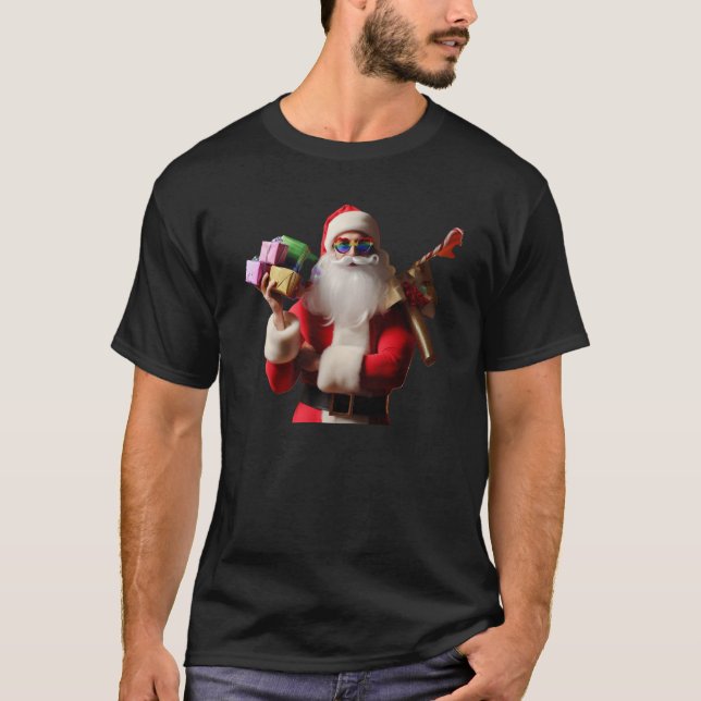 Young Santa T Shirt (Framsida)