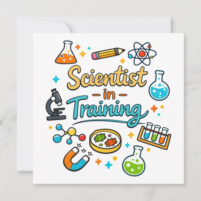 Young Scientist in Training Invitation Inbjudningar (Framsida)