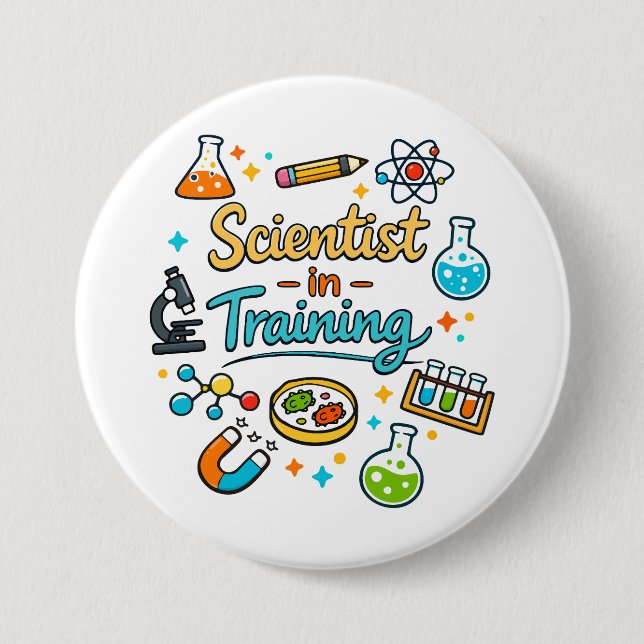 Young Scientist in Training Invitation Knapp (Framsida)