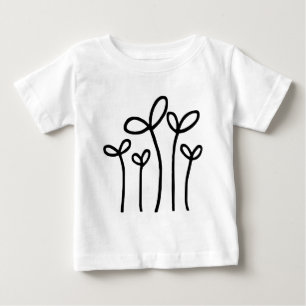 Young Shoots - Black T Shirt