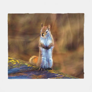 Young Squirrel Stall Tall Fleecefilt