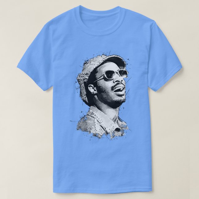 Young Stevie  i Abstrakt Art T Shirt (Design framsida)
