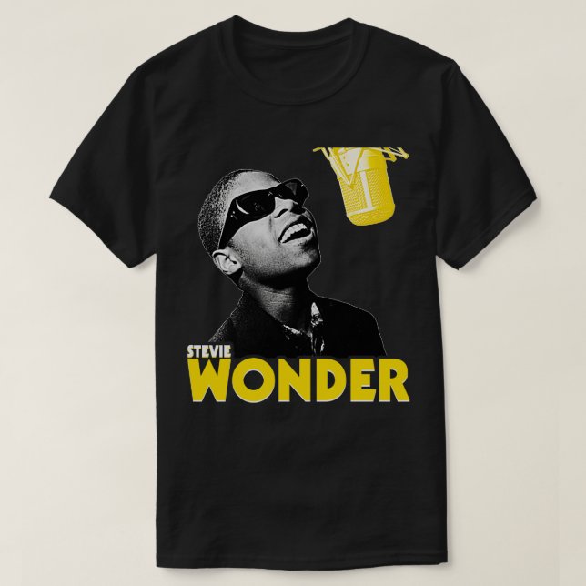 Young Stevie  Retro RB Singer Tribute T Shirt (Design framsida)