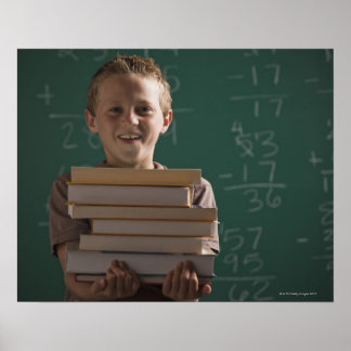 Young student i klassrum poster