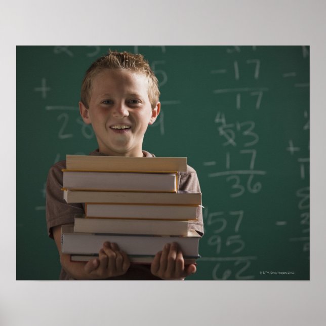 Young student i klassrum poster (Framsidan)