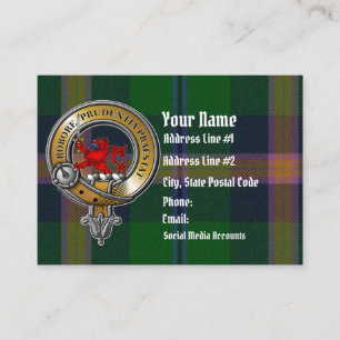 Young Tartan & Badge Visitkort