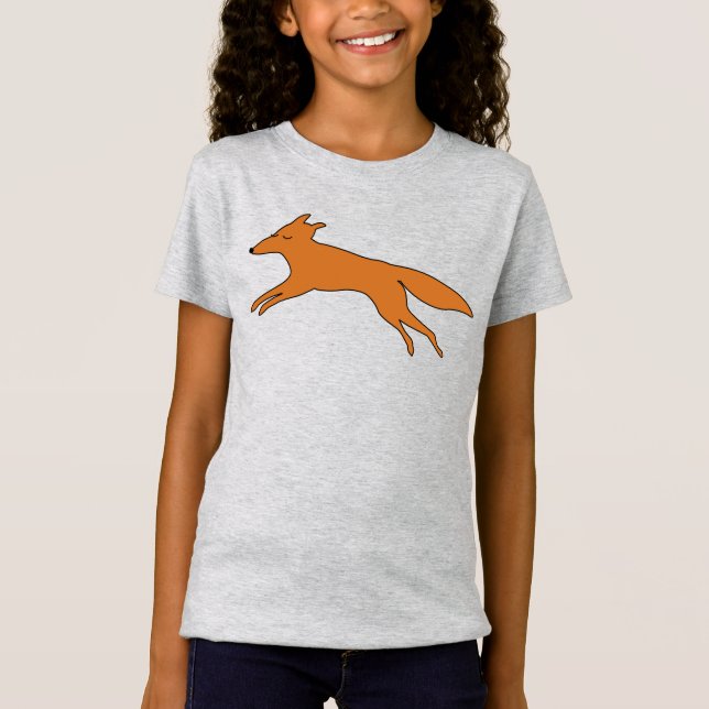Young Tonåring fox T-Shirt (Framsida)