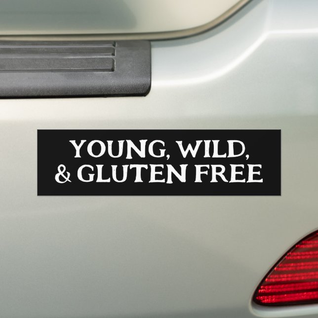 Young Vild Gluten Free Bildekal (På Bil)