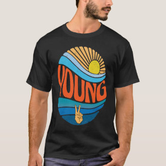 Young Vintage Sunset Young Groovy Tie Dye T Shirt
