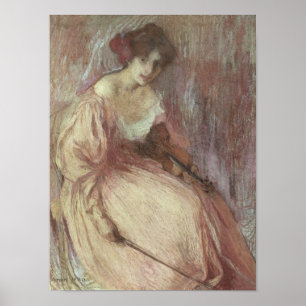 Young Violinist Poster