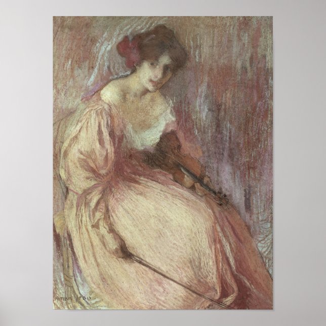 Young Violinist Poster (Framsidan)