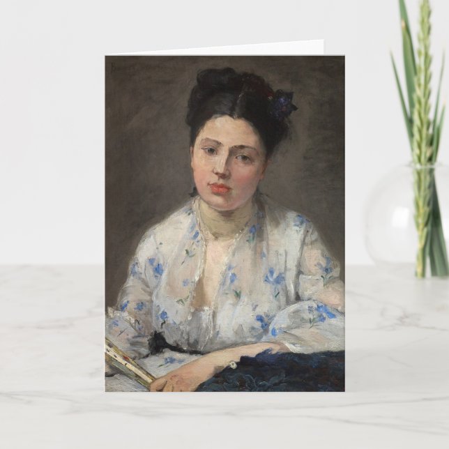 Young Woman | Berthe Morisot Kort (Framsida)