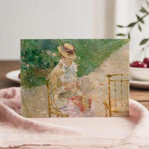 Young Woman Knitting   Berthe Morisot Kort