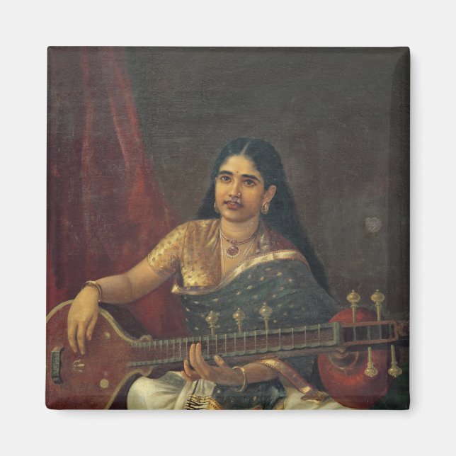 Young Woman med Veena Magnet (Framsidan)