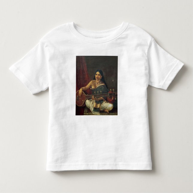 Young Woman med Veena T-shirt (Framsida)