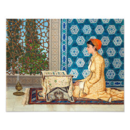 Young Woman Reading | Osman Hamdi Bey | Fototryck